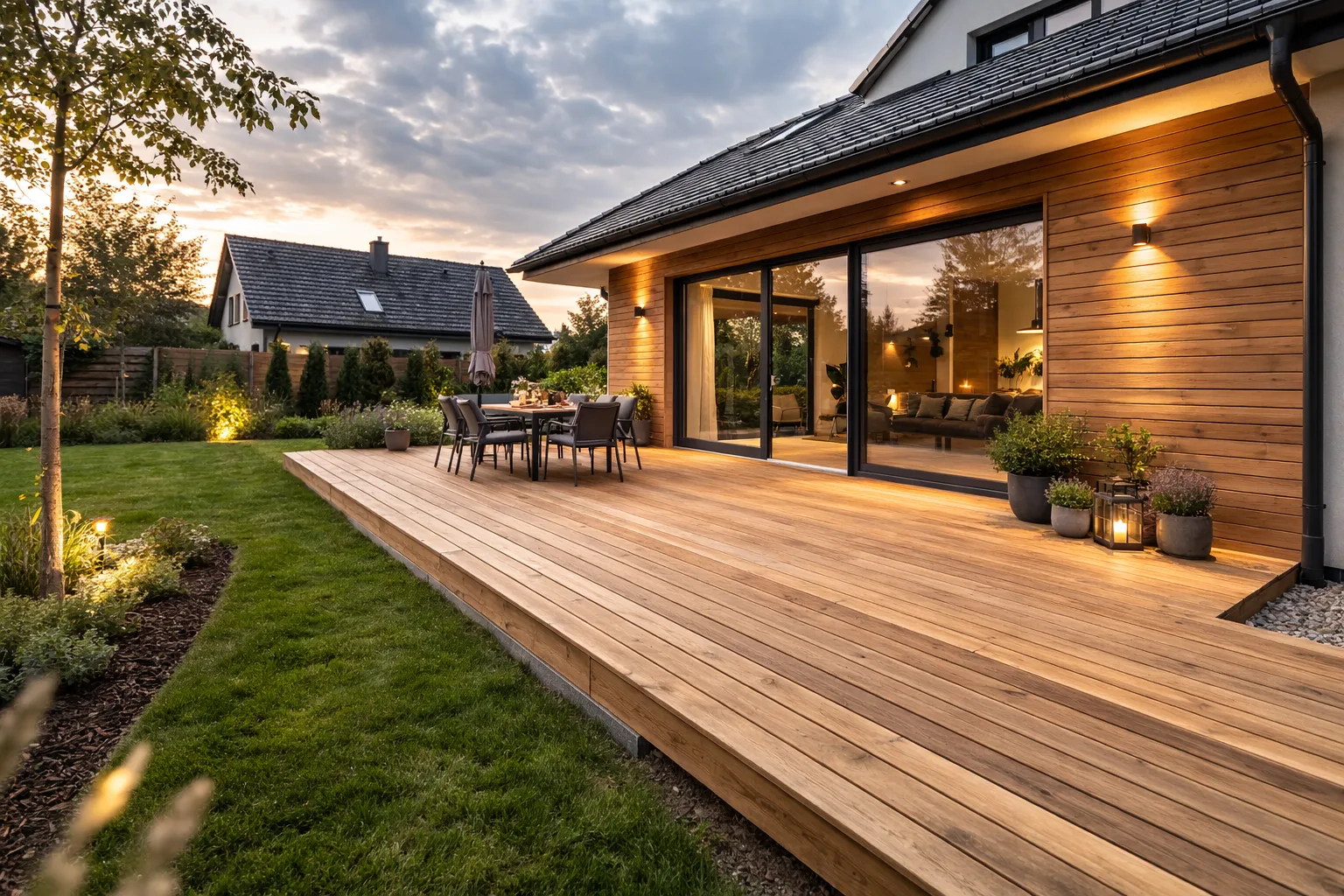 Terasová prkna ze sibiřského modřínu