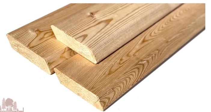 Rhombus profil ze sibiřského modřínu pro fasády