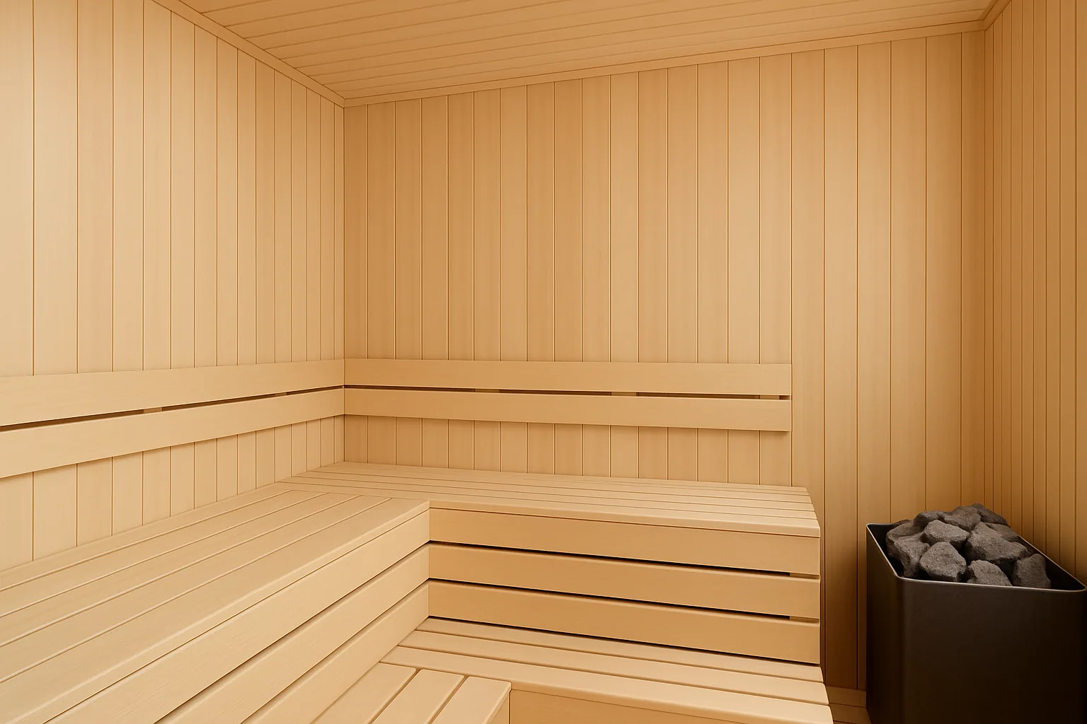 Profili per panche sauna in ontano